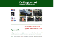 Desktop Screenshot of dagtoertaxi.nl